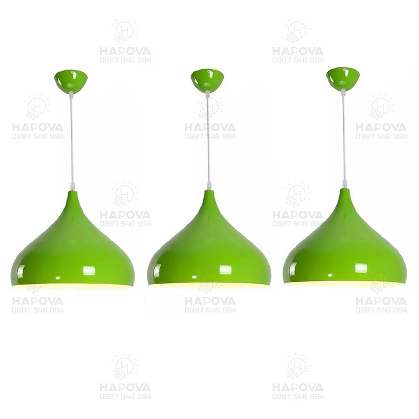 Đèn thả trần giọt nước nhiều màu D320mm HAPOVA UJIMAS 8010