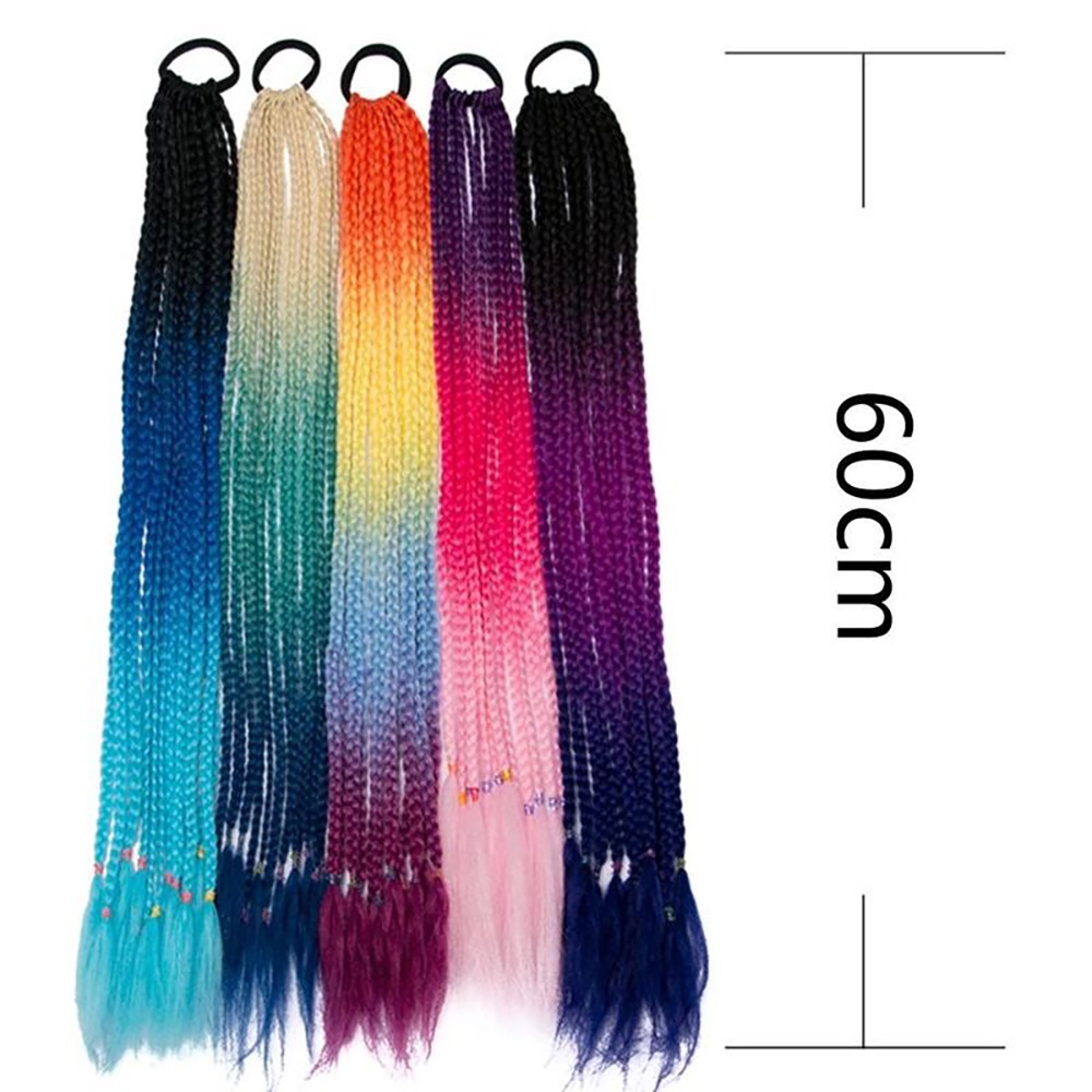 Tóc Giả Dài 24inch Nhuộm Màu Ombre Thời Trang Cho Nữ