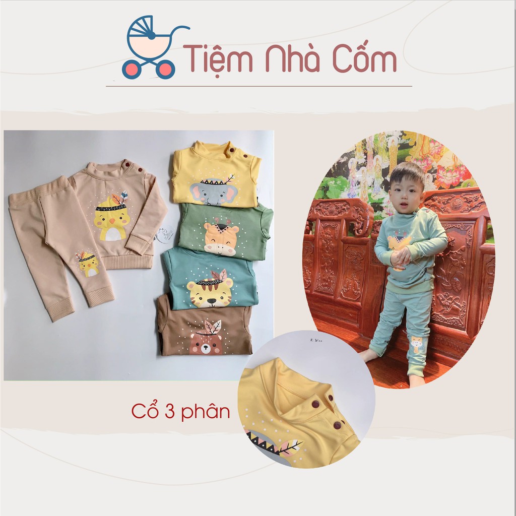 Bộ dài tay thu đông cho bé trai, bé gái siêu xinh Kwoo - Hàng xuất Hàn - MC021