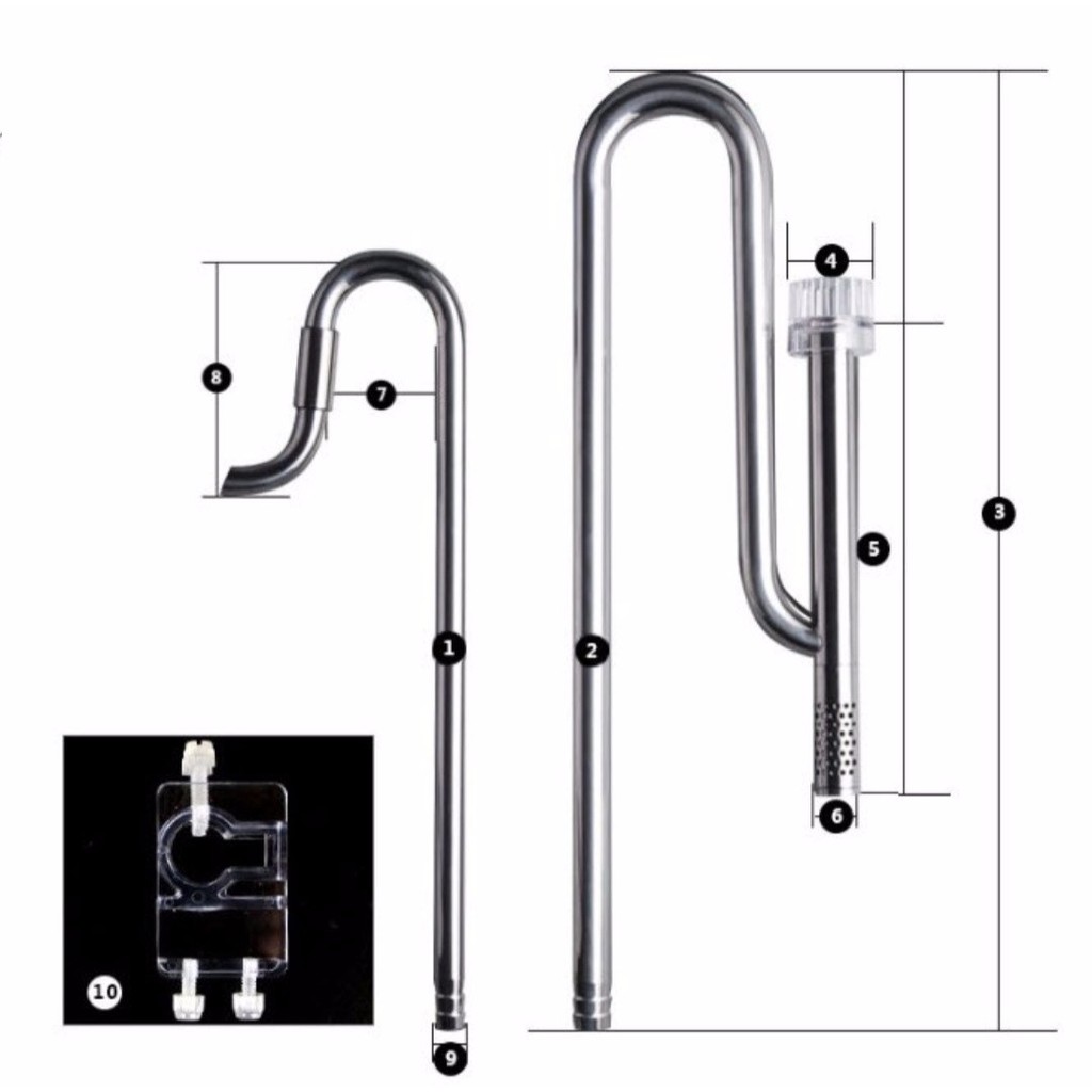 Bộ In Out Inox Mufan - phi 12