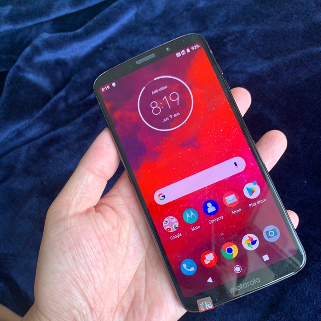 điện thoại motorola z3 ram 4 bộ nhớ 64g bản mỹ 1 sim