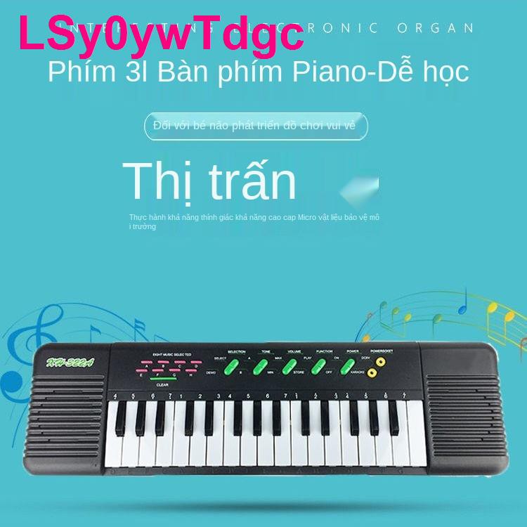 Bàn phím điện tử trẻ em cho người mới bắt đầu, nhạc cụ đa chức năng chơi piano bé, đồ 61 bé trai và gái,