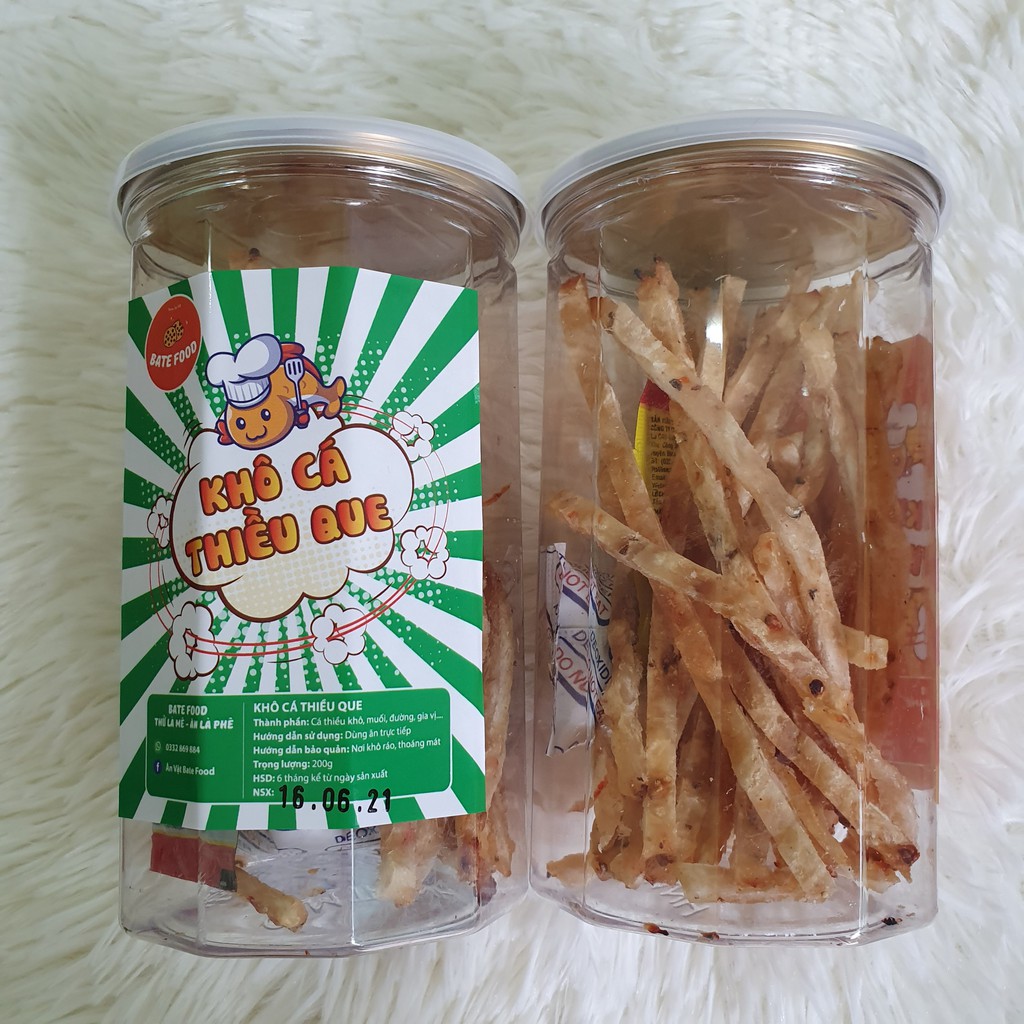 Khô Cá Thiều Que 200g Siêu Ngon, đồ ăn vặt | BigBuy360 - bigbuy360.vn