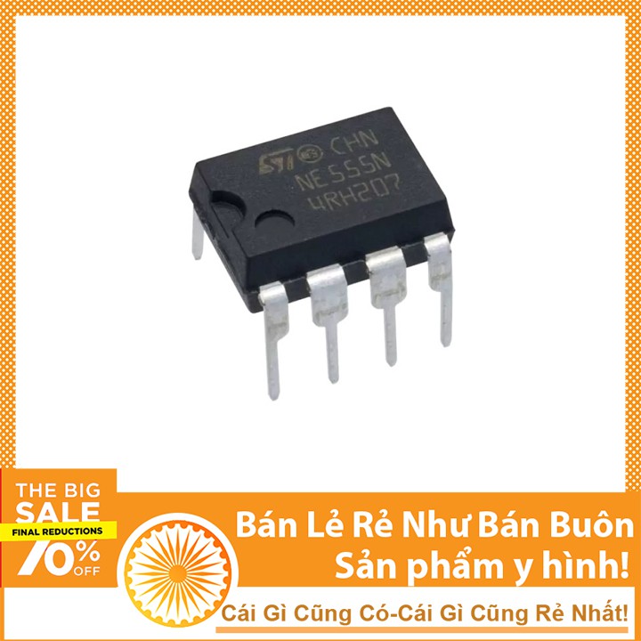 Linh Kiện IC Tạo Xung NE555 DIP8