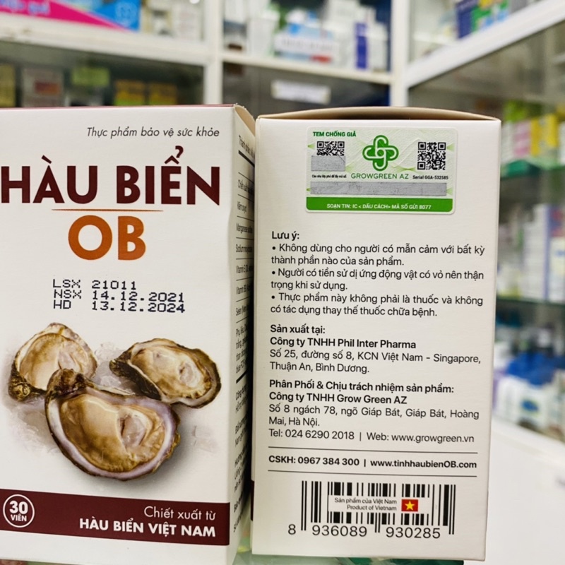 ✅ [Chính Hãng] Hàu Biển OB - Viên Uống Tăng Cường Sức Mạnh Sinh Lý Nam - Cải Thiện Yếu Sinh Lý, Xuất Tinh Sớm