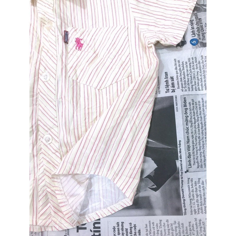 Áo sơmi si cho bé nam.