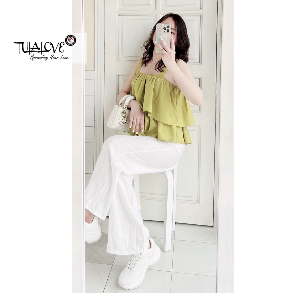 Áo Hai Dây Nữ Freesize 2 Tầng Khuy Sắt