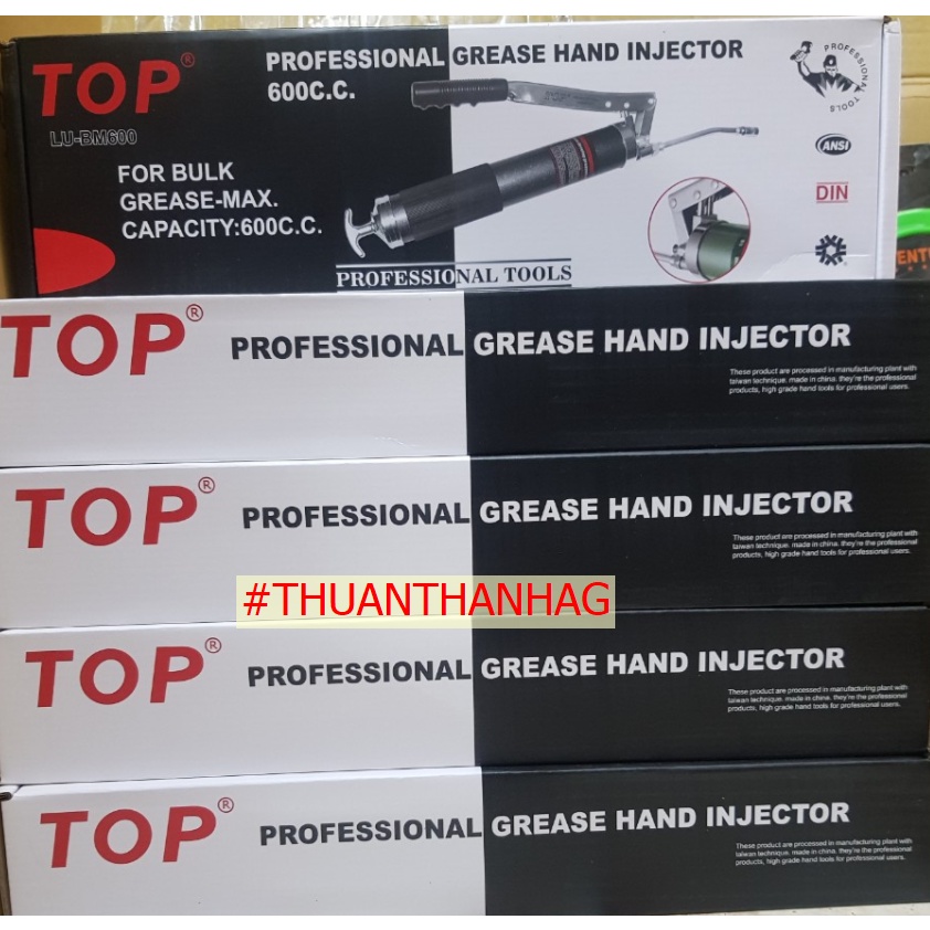 [Ảnh thật] [Chính hãng]Bơm mỡ TOP 600cc 2 Ti- LU-BM600