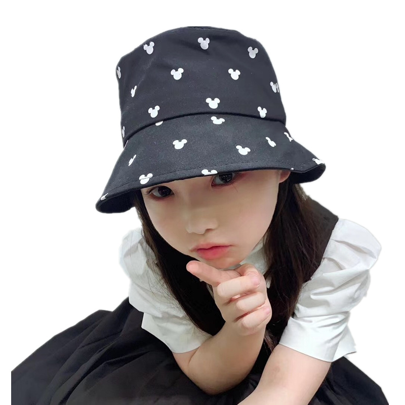 Children's Hat Spring and Autumn Cotton Girl's Sunshade Hat Children's Korean Version Lovely Summer Sunscreen Fisherman's Hat