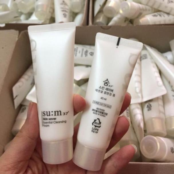 [Size Mini] Sữa Rửa Mặt Su:m37 Skin Saver Essential Cleansing Foam 40ml