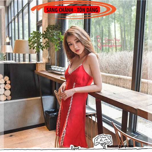 [ Cao Cấp - Siêu Đẹp] Đầm ngủ phi lụa cao cấp VNP112-đồ ngủ đẹp | BigBuy360 - bigbuy360.vn