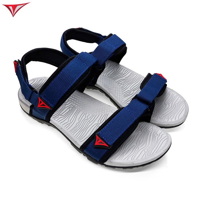 [Fullbox] Giày Sandal Nam Nữ Việt Thủy Hai Quai Ngang Xanh Dương - VT016