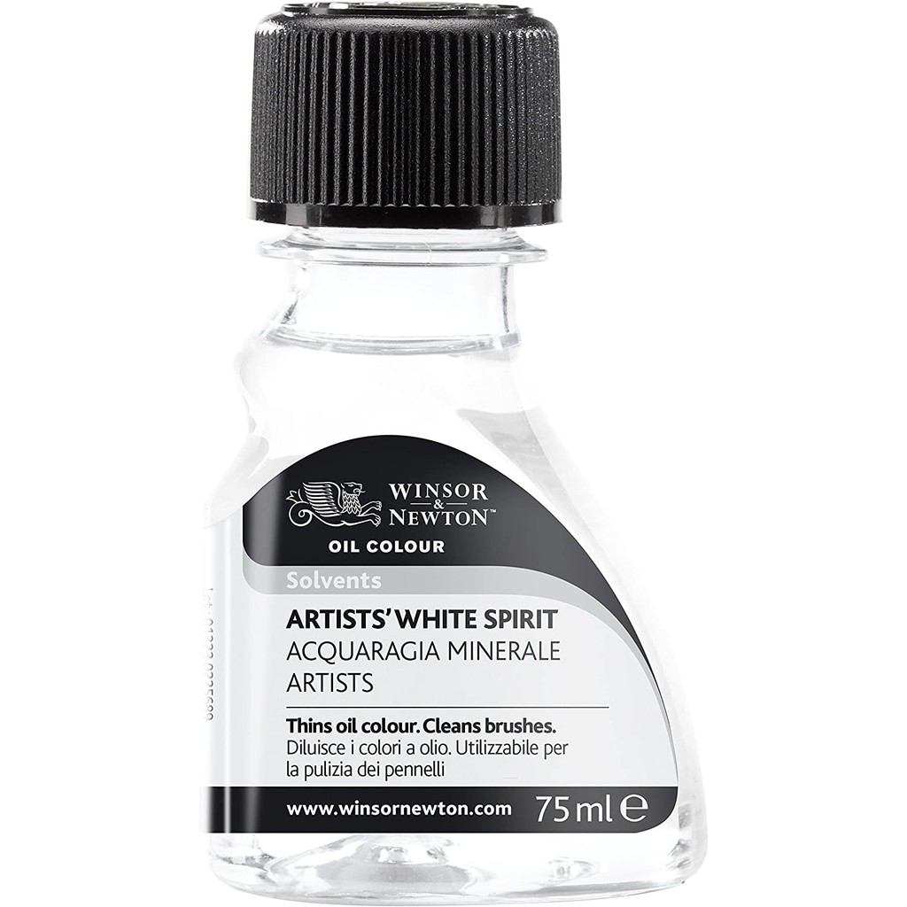 Dung môi pha màu/rửa bút vẽ sơn dầu White spirit 75ml hãng Winsor & Newton