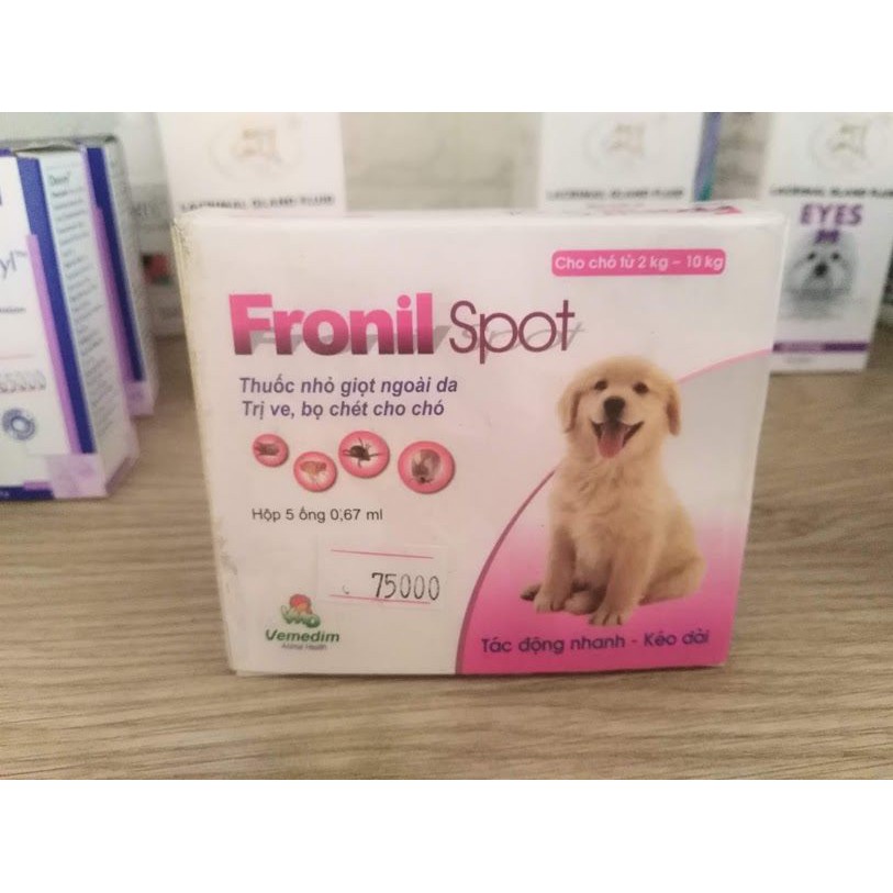 Nhỏ gáy trừ ve fronil spot