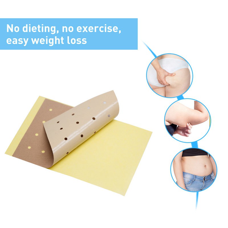 ◊۞Sumifun 3Bag/30Pcs Slimming Patch Belly Slim Abdomen Fats Burning Navel Stick Weight Loss Slimer Tool