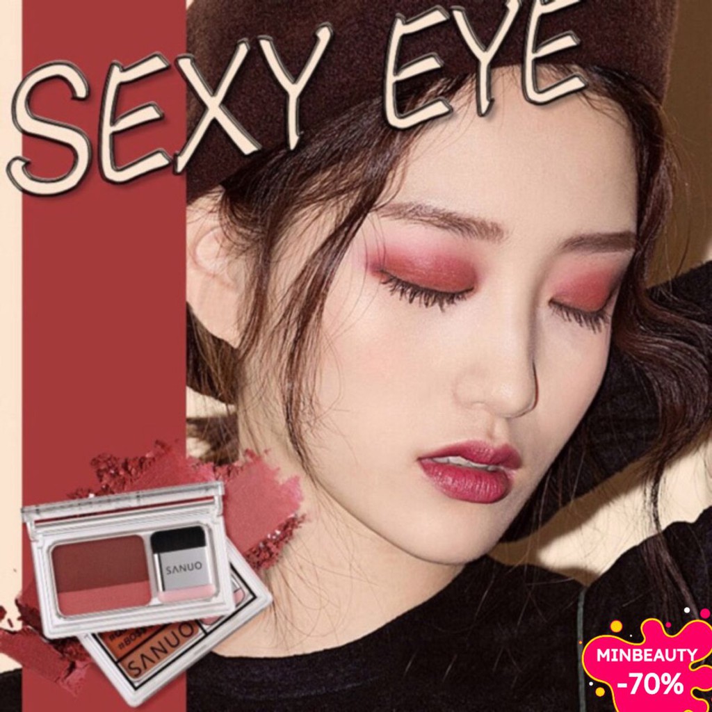 Kit phấn mắt Sanuo 2 Color Eyes (A18)