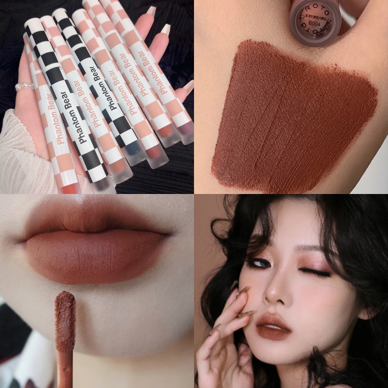 Son Lì Dạng Kem 11 Màu Sắc Lâu Trôi Thương Hiệu Roto Phantom Bear