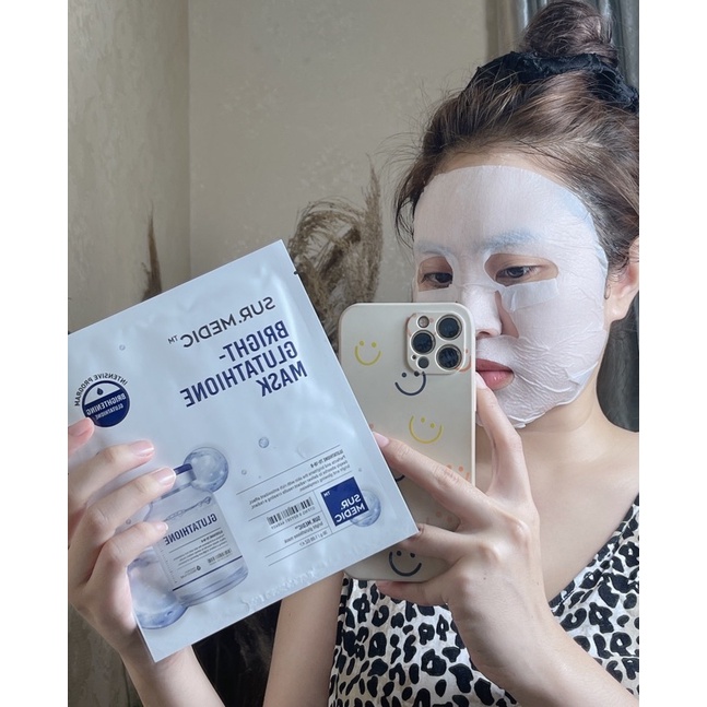 Mặt nạ trắng da dưỡng ẩm Sur.medic Bright Glutathione Hàn Quốc chính hãng.