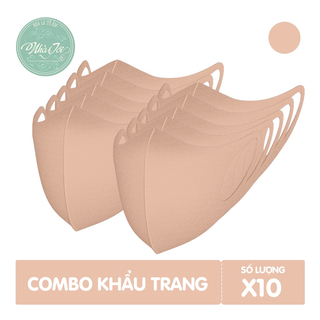 Khẩu Trang Vải Su Combo 10 Cái KTV-2 | BigBuy360 - bigbuy360.vn