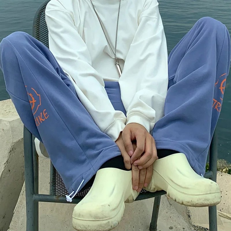 Quần thể thao dài ống rộng size S-3XL phong cách Châu Âu thời trang cho nam | BigBuy360 - bigbuy360.vn