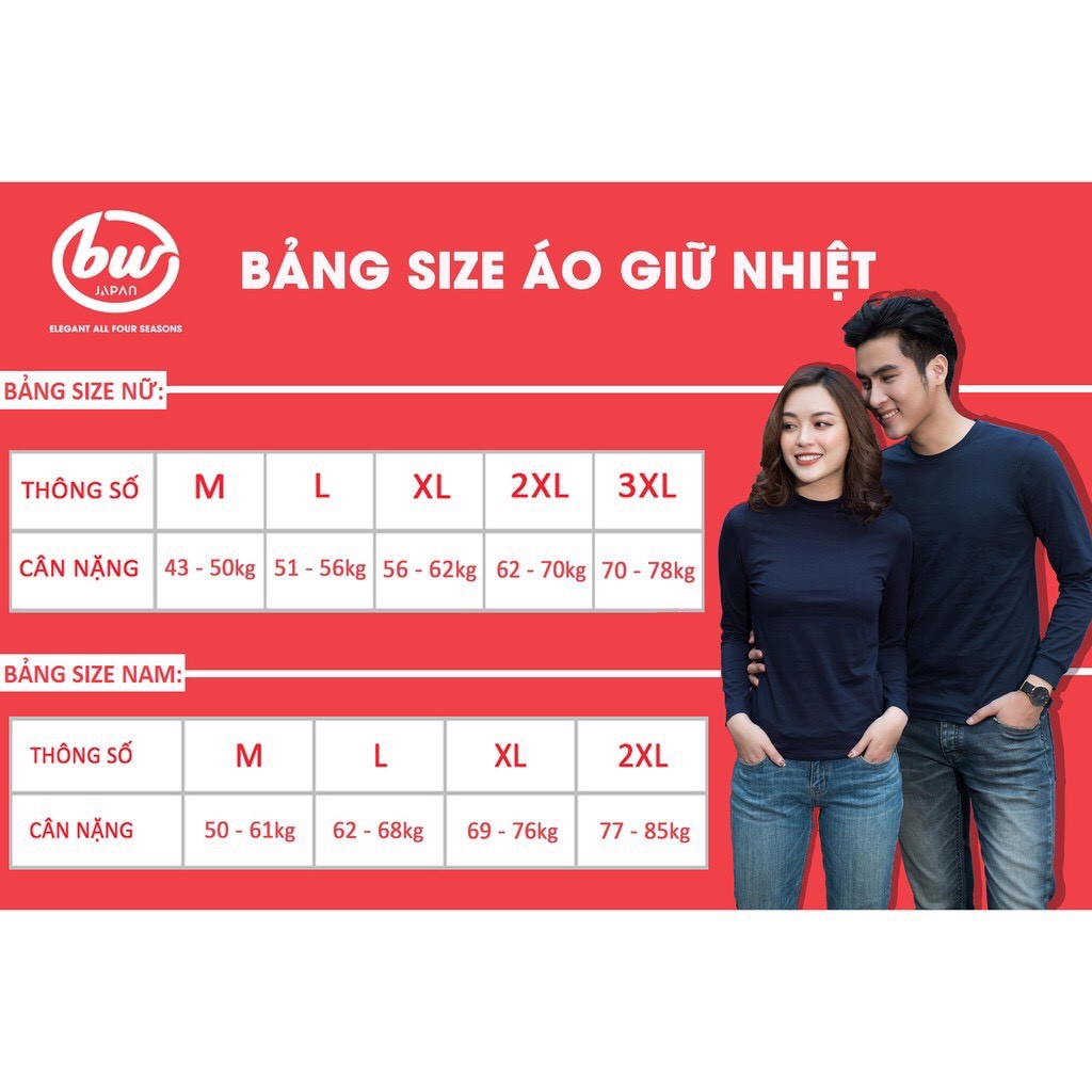 Áo giữ nhiệt Thu Đông Nữ Cao cấp Nhật Bản, Chính Hãng HF, cổ tròn sinh nhiệt giữ ấm rất tốt, vải cotton