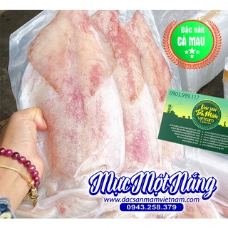 Mực 1 nắng, size 3 -4 con, túi 1kg. hàng không mạ