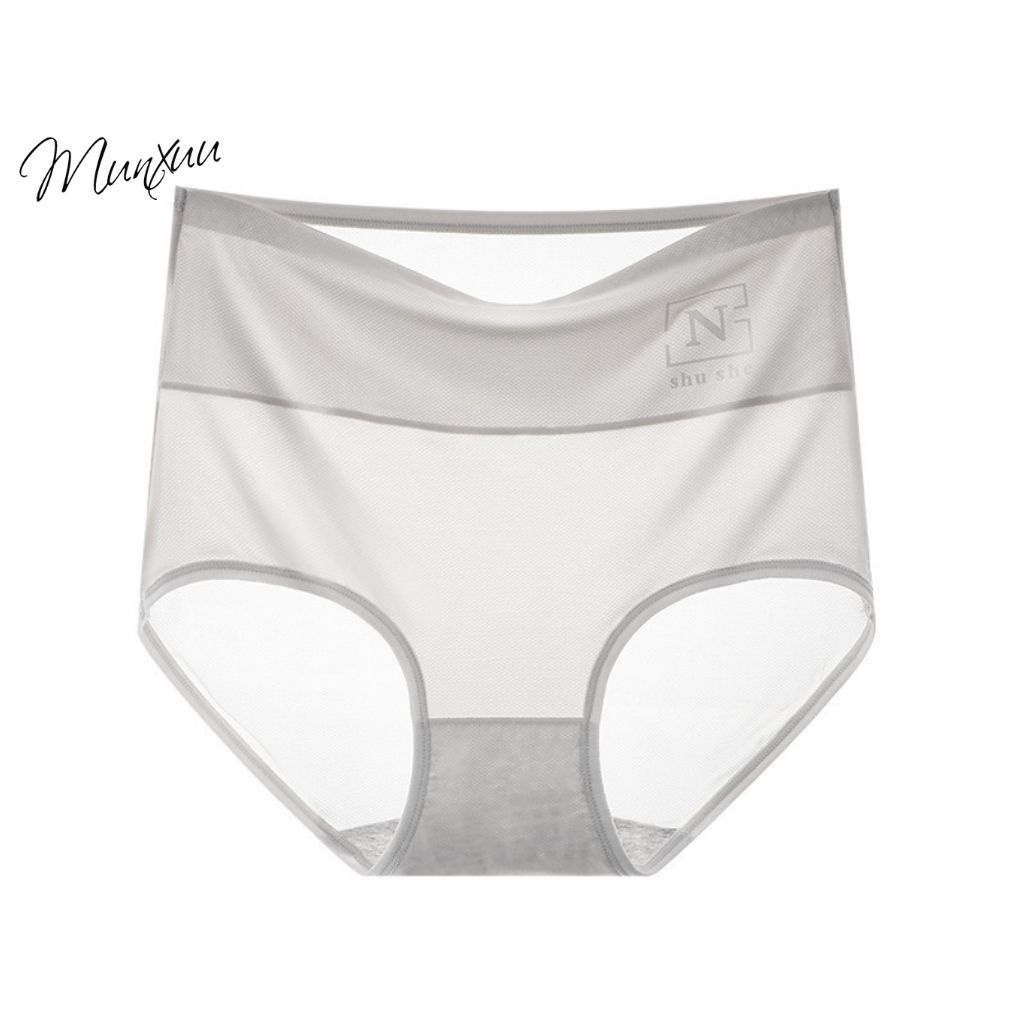Quần lót nữ Cotton cao cấp cạp cao siêu mỏng mát co dãn thông hơi - Munxuu QC111