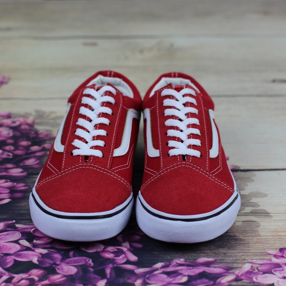 Giày Sneaker  Nữ Vs Oldskool Phong Cách  Đỏ Tươi YTS