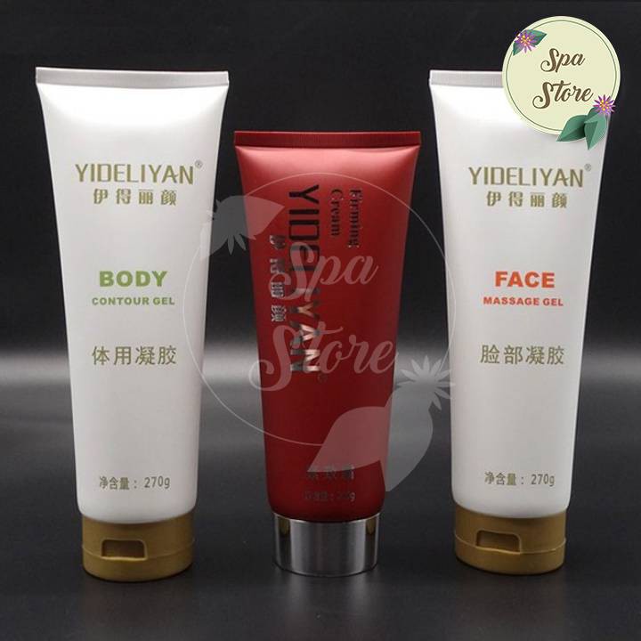 Bộ 3 Tuýp Gel Nâng Cơ Face And Body Yideliyan Cao Cấp Chính Hãng Kem Điêu Khắc Giảm Béo Thon Gọn Xóa Nhăn Chai 270g