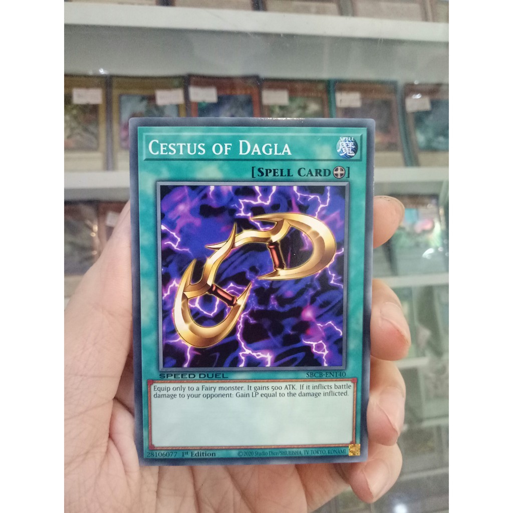 Thẻ Bài Lẻ YugiOh! Mã SBCB-EN140 - Cestus of Dagla - Common - 1st Edition