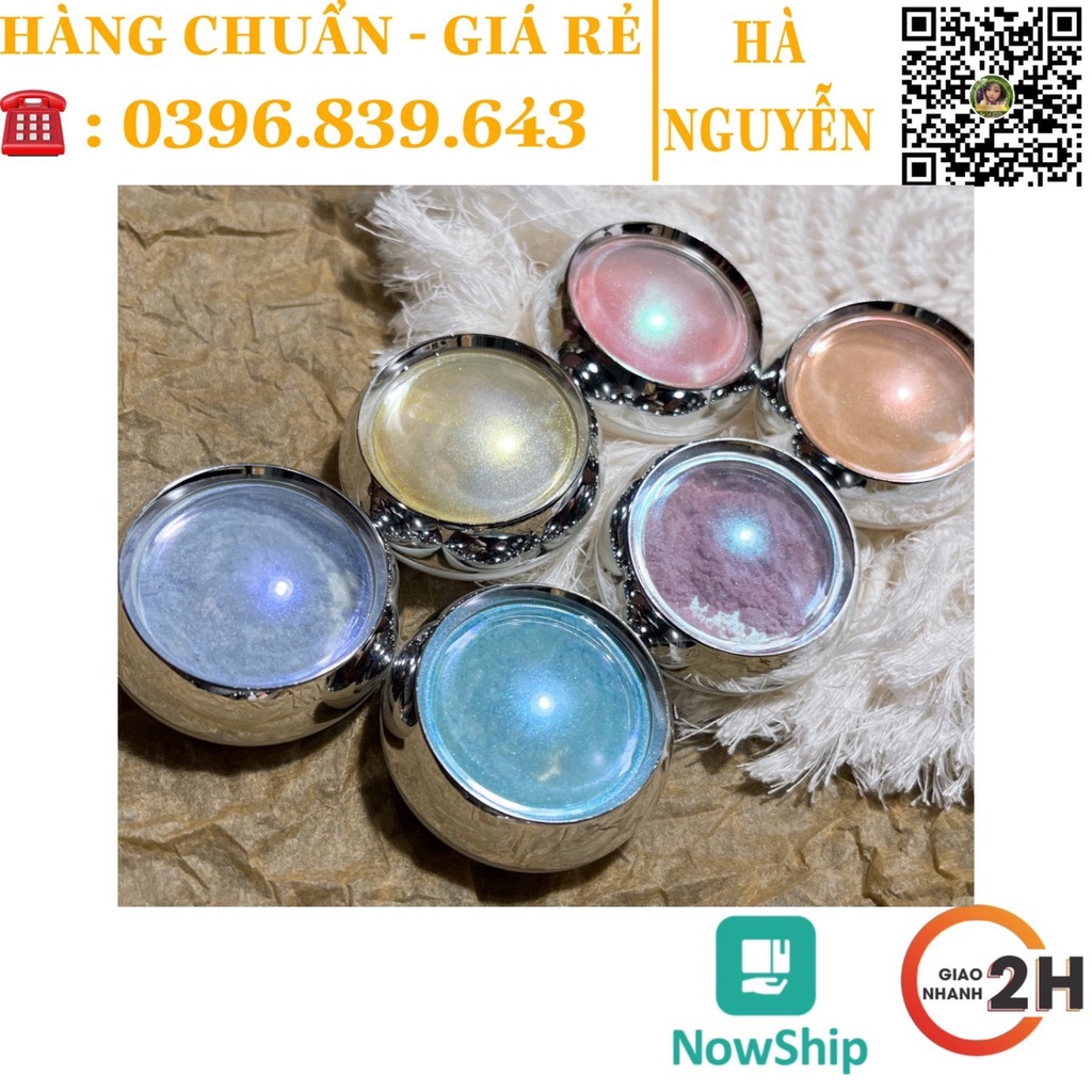 TRáng Gương Ngọc Trai Set 6 MÀu - Tráng Gương Crom ánh Trai - trang trí móng