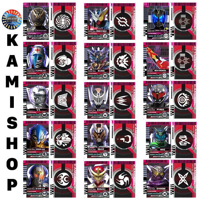 Card Kamen Rider Decade KAMISHOP Mẫu Mới Set 2