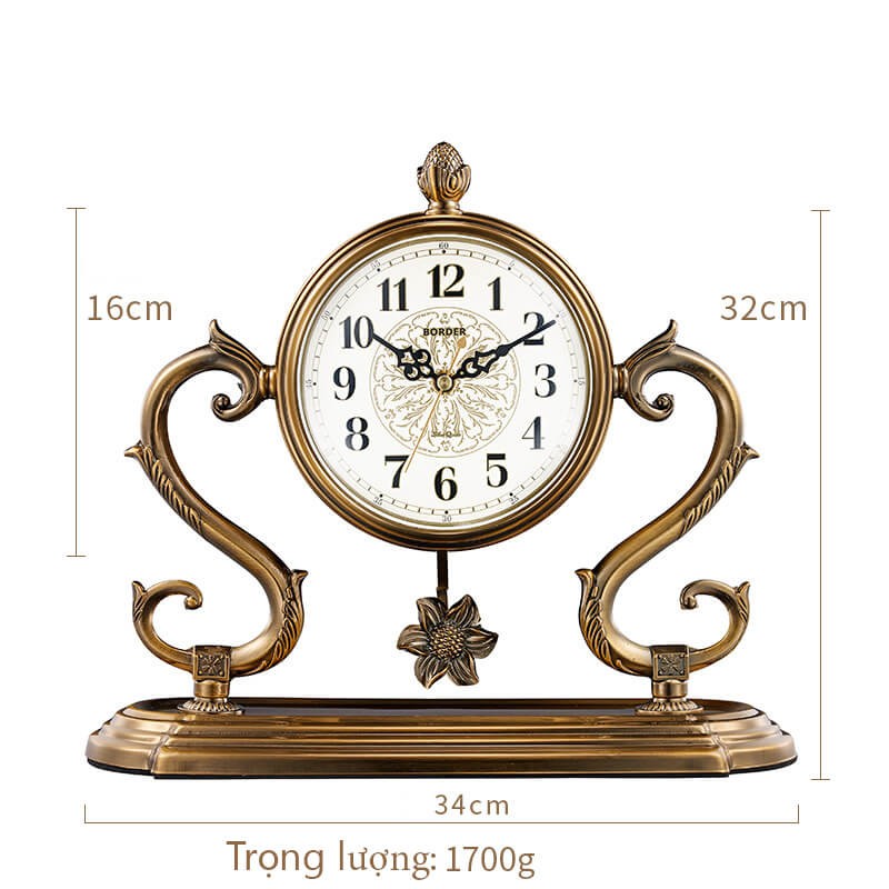 Đồng hồ để bàn chính hãng Border B1526 chính hãng Đức