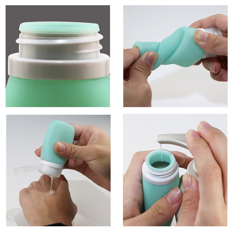 Chai Chiết Mỹ Phẩm Bằng Silicone Tiện Dụng Khi Đi Du Lịch