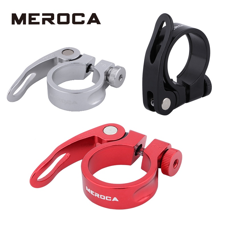 MEROCA Kẹp Yên Xe Đạp Leo Núi Kẹp Ống Yên Xe Đạp Đường Trường Hợp Kim Nhôm 31.8/34.9MM