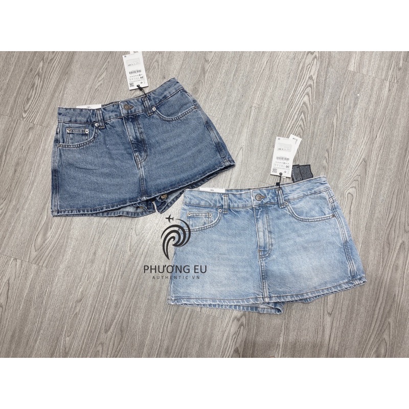 Quần giả váy jean Zara chính hãng