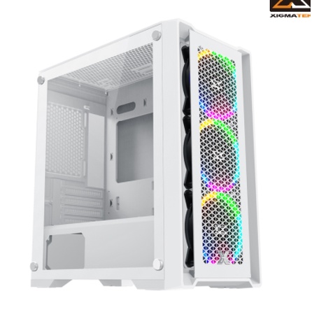 Vỏ Case Xigmatek LUX M Arctic 3FR (Mini Tower/Màu Trắng)