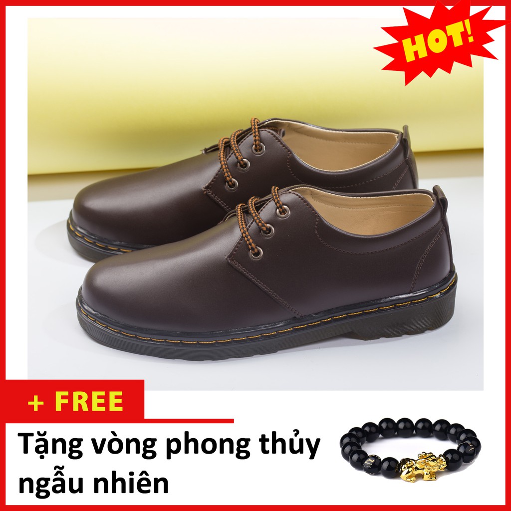 Giày Da Nam AROTI Dáng Boot Chất Da Đẹp Cao Cấp,Đế Khâu Chắc Chắn Form Mạnh Mẽ,Nam Tính Màu Nâu,Đen- Đủ size M353-N(PT)