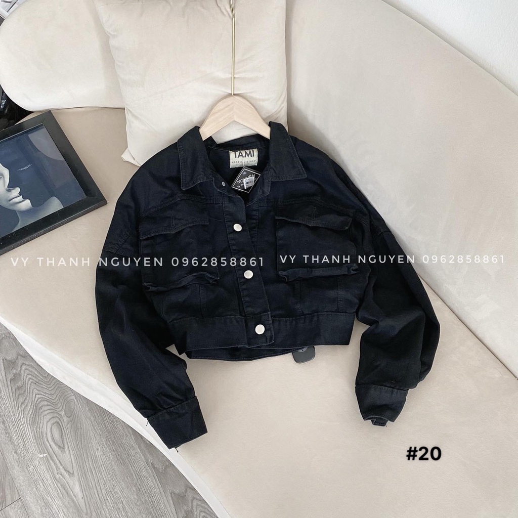 Áo Kaki Jean Nữ vnxk hot full màu xinh sịn m20