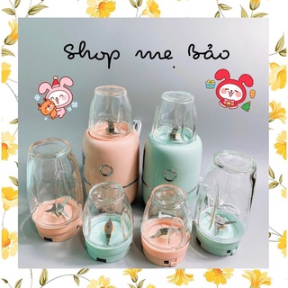 [HÀNG CÓ SẴN] Máy xay 3 cối thủy tinh,công suất lớn, xay thịt,các loại hạt