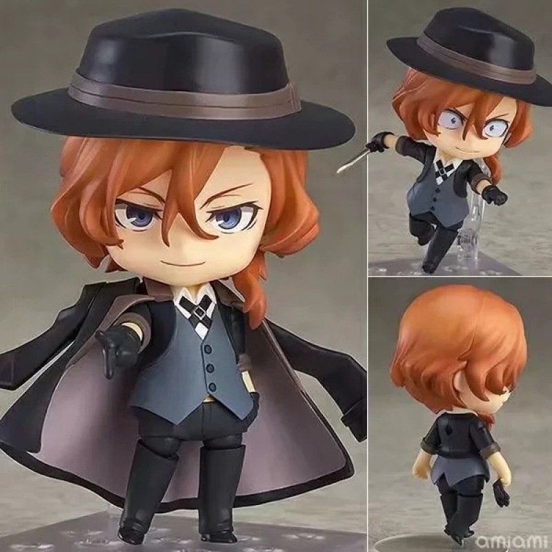 Mô Hình Nhân Vật Nendoroid 6763 Nakahara Chuuya 6573 Osamu Dazai Bằng PVC