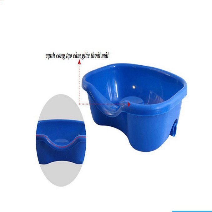 Chậu gội đầu tại giường đa năng kèm vòi xả, chậu gội đầu nhựa Việt Nhật