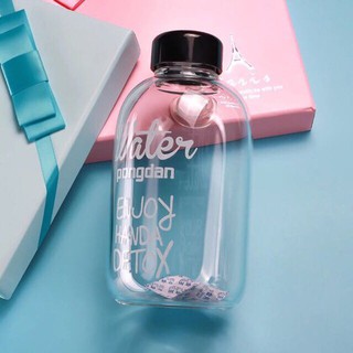 Bình Nước Detox Water Pongdang 600ml / 1000ml - Tặng Túi Vải - Sỉ Hoàng Mai