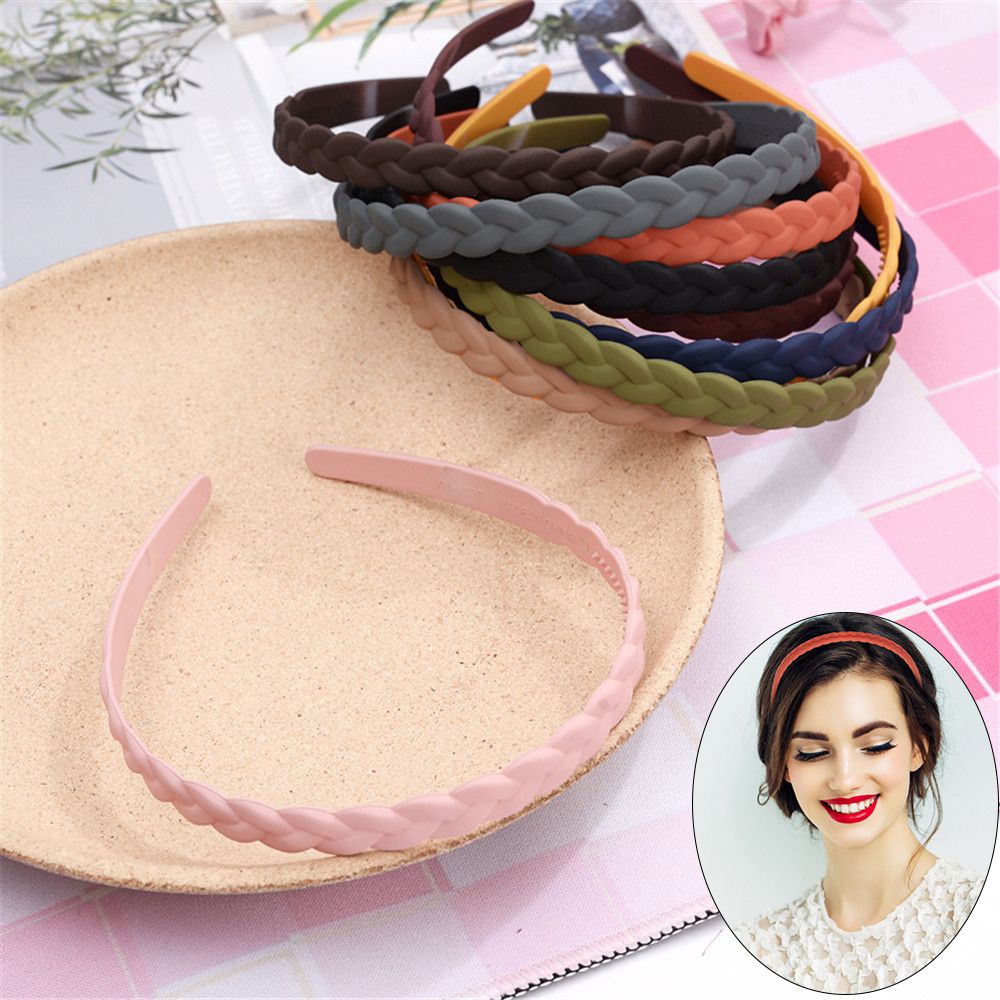 Cài tóc màu trơn đơn giản thời trang cho nữ