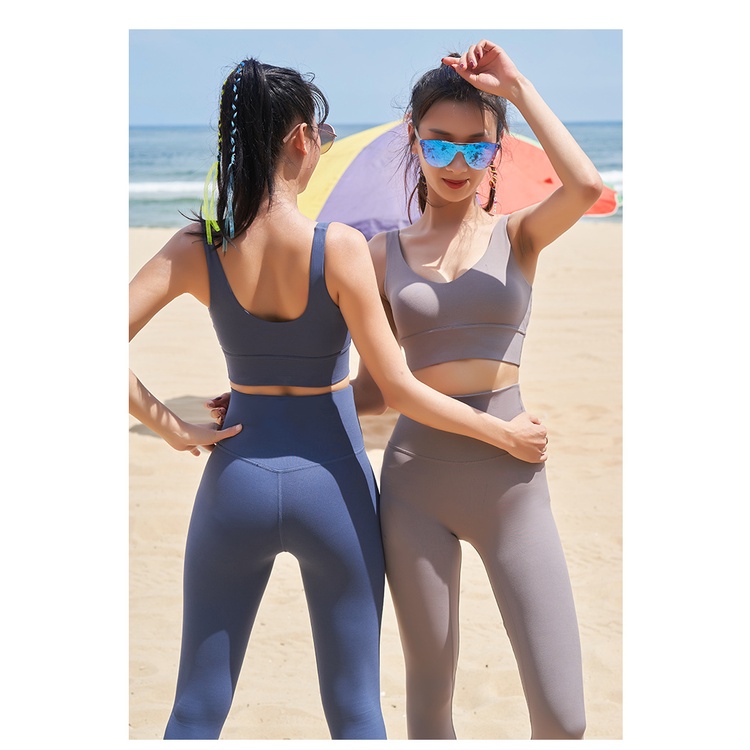 Quần dài thể thao lưng cao co giãn tốt thích hợp chạy bộ tập yoga cho nữ