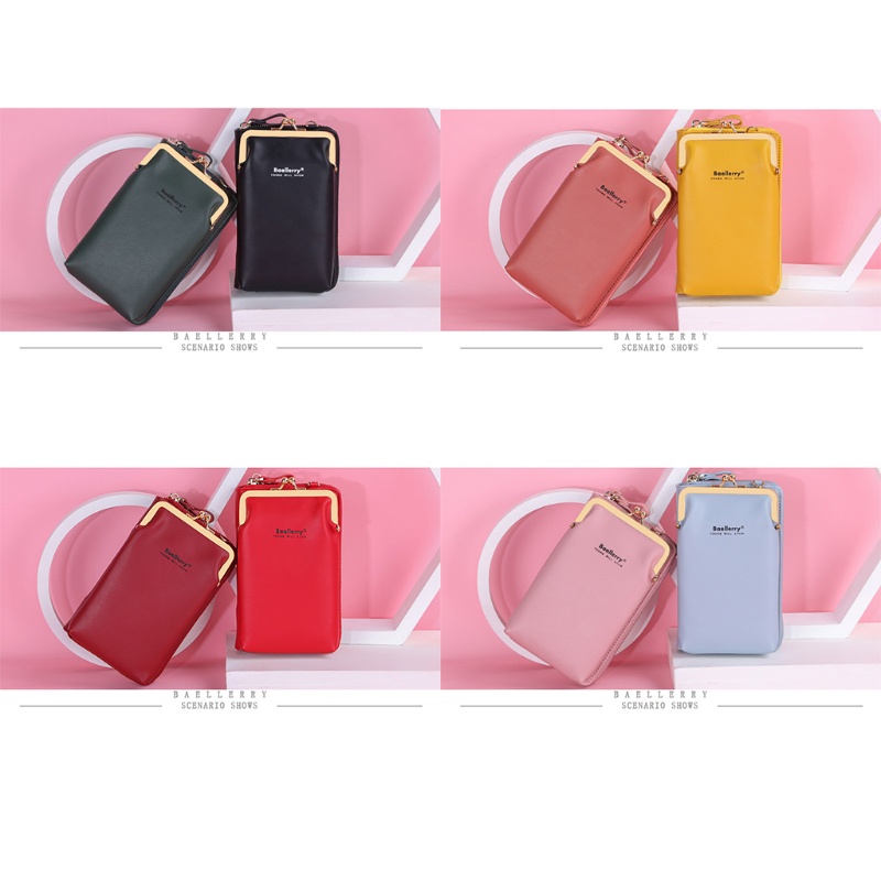 Túi Đeo Chéo Mini Bằng Da PU Thời Trang Dành Cho Nữ