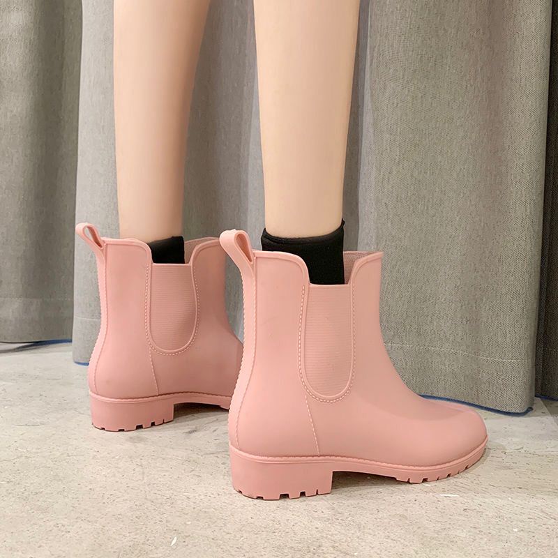 Giày bốt đi mưa chống trượt chống thấm nước thời trang cho nữ