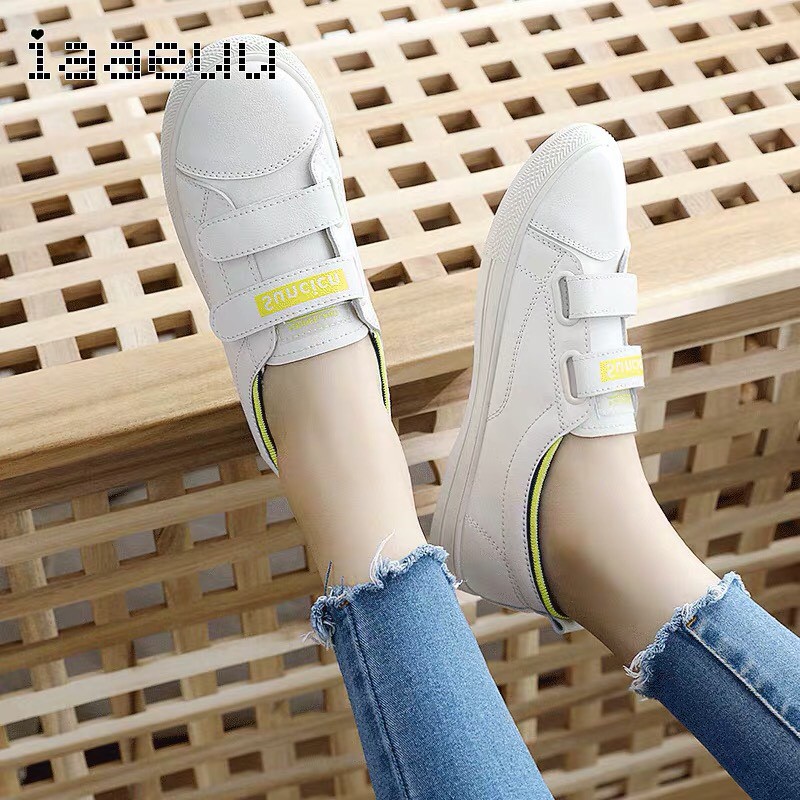 Giày sneakers nữ thể thao thời trang quai dán mẫu mới siêu hót trend