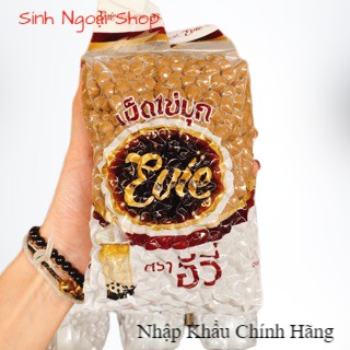 Trân châu đường đen caramen Evie Thái Lan cao cấp gói 1 Kg - hạt trân châu Thái thơm ngon bổ dưỡng
