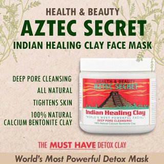 Mặt Nạ Bùn Sạch Sâu AZTEC SECRET Indian Healing Clay Deep Pore Cleansing HSD 01/2026
